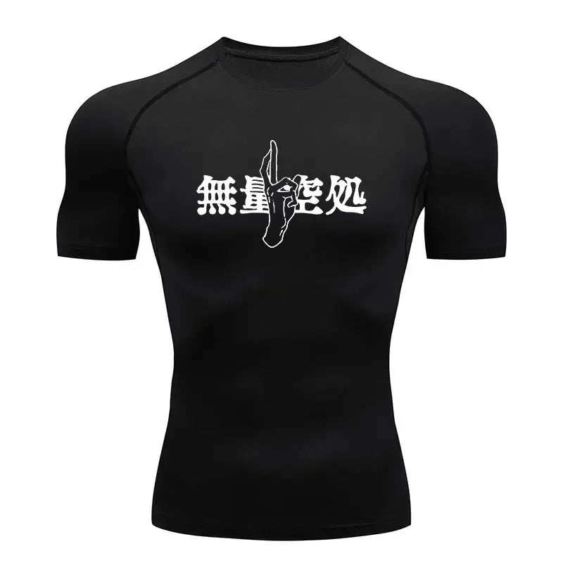Men's Summer Fitness Gym Sports Running T-Shirt New Hot Selling Anime