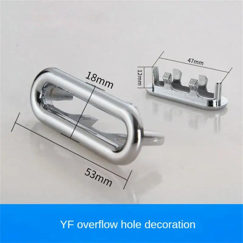 5/1pcs Sink Hole Overflow Cover For Kitchen Bathroom Basin Decoration
