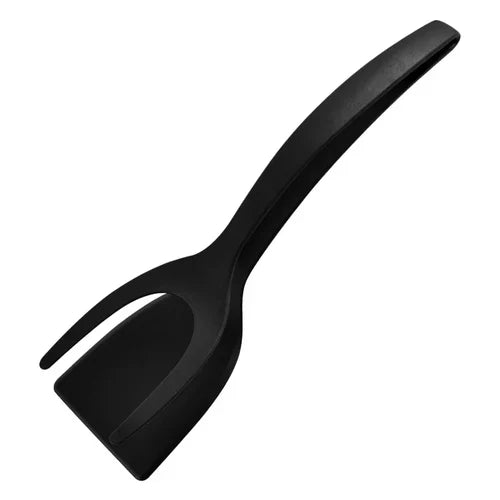 Shovel Clip Silicone Grip Flip Tongs Egg Steak Spatula Tongs Clamp