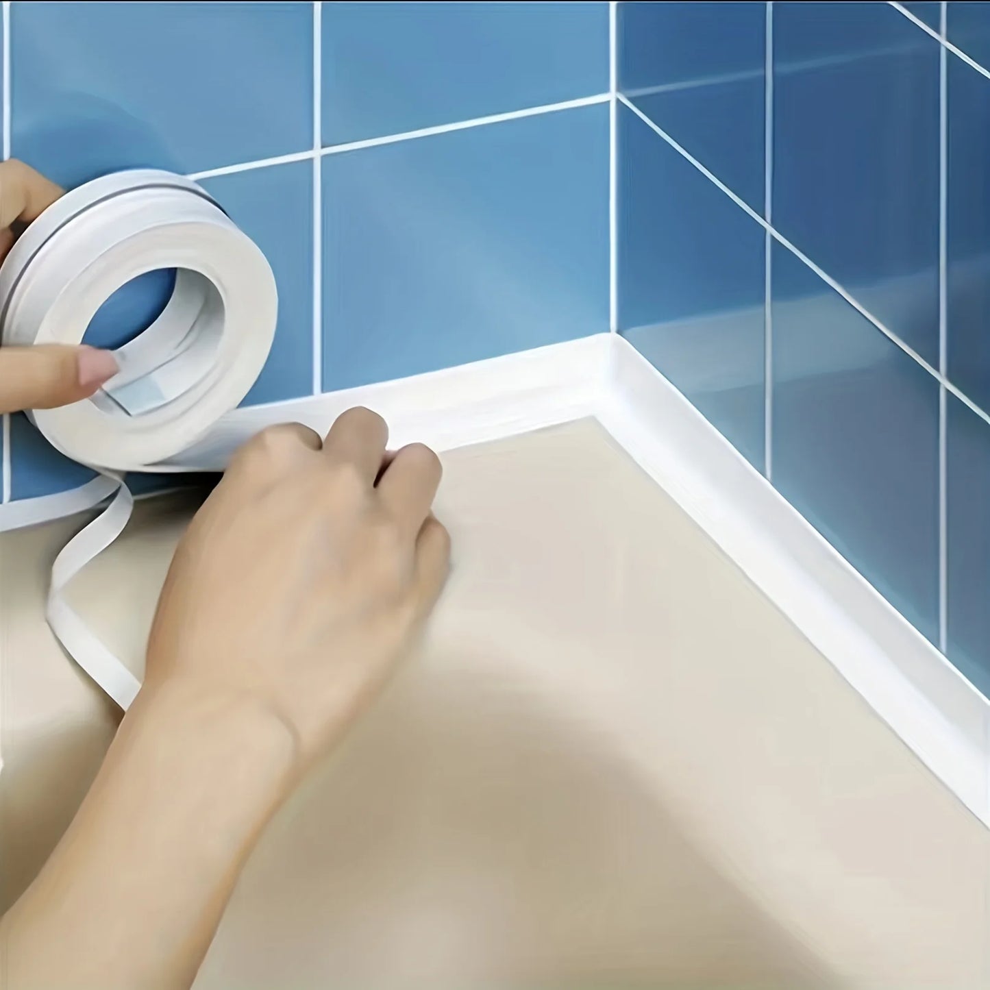 3.2M Self-adhesive Sealing Tape PVC Oil-Proof Kitchen Sink Edge Caulk