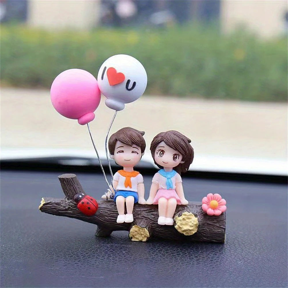 1pc New Tree Branch Couple Car Decoration Creative Car Decoration