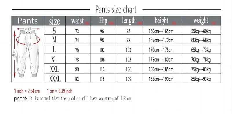 2024 New Men's Casual Trousers, Sports Pants, Jogging Tracksuits,