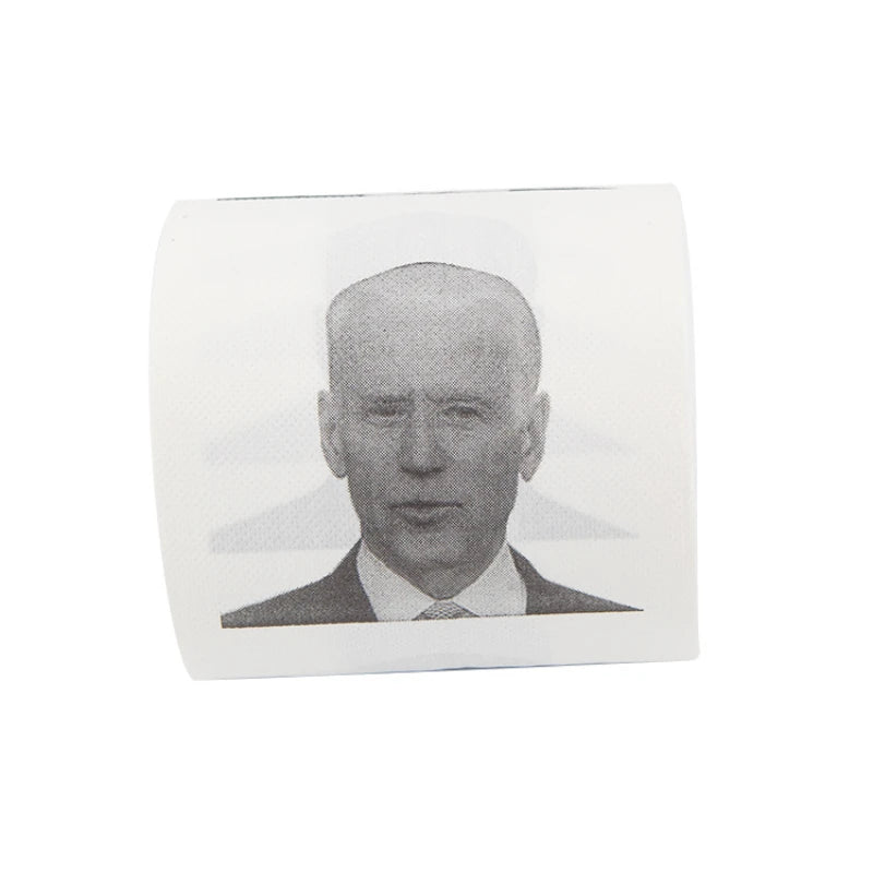 New Humorous Toilet Paper Creative Funny Donald Trump Printed Toilet