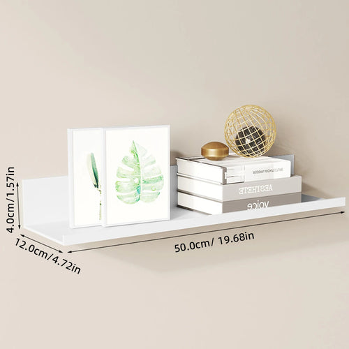 Floating Bathroom Shelves Without Drilling Storage Wall Rack Home