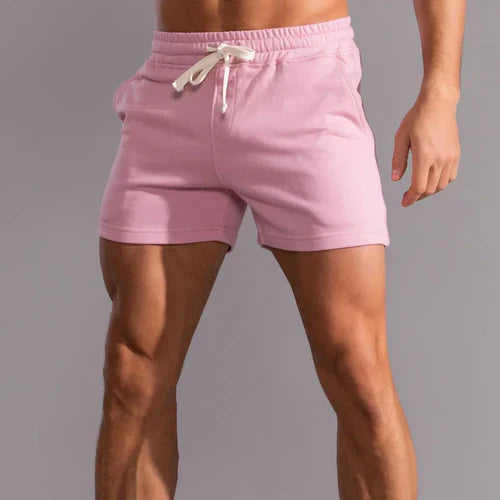 Summer Casual Shorts Men Breathable 100% Cotton Beach Shorts