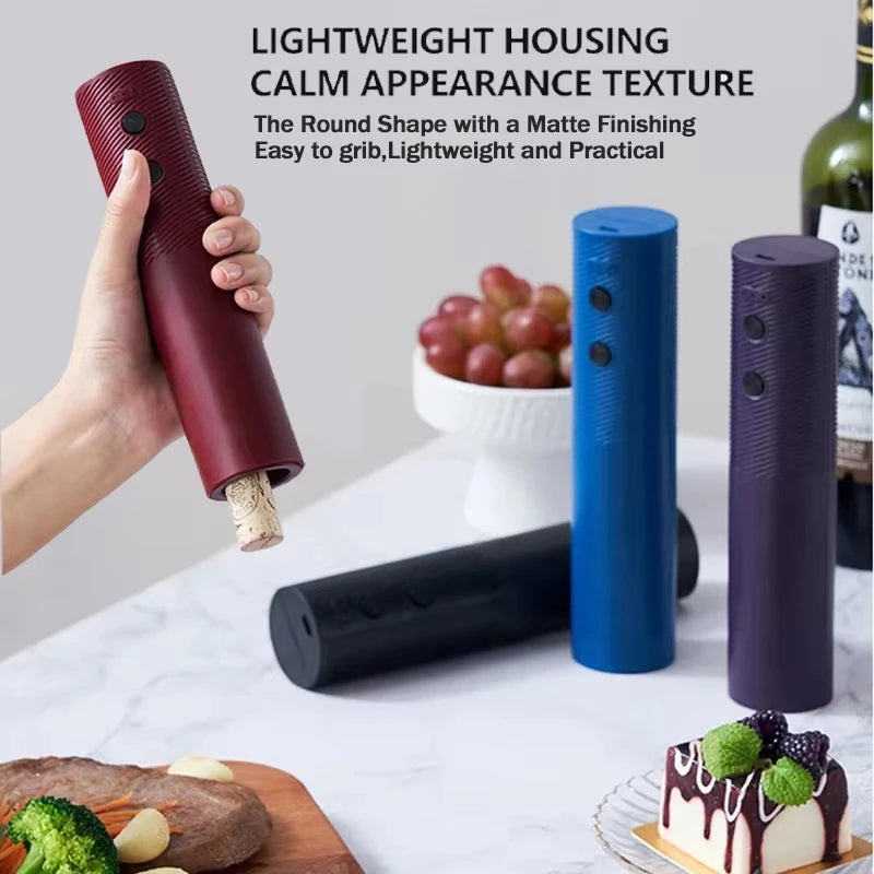 Electric Wine Bottle Opener Automatic Red Wine Corkscrew Rechargeable
