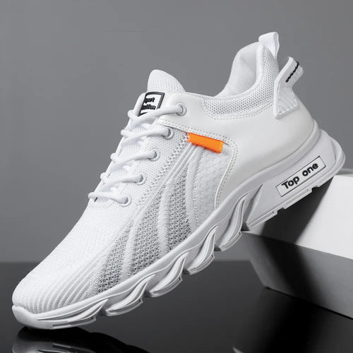 Fashion Men Sneakers Mesh Casual Shoes Lac-up Men Shoes Lightweight
