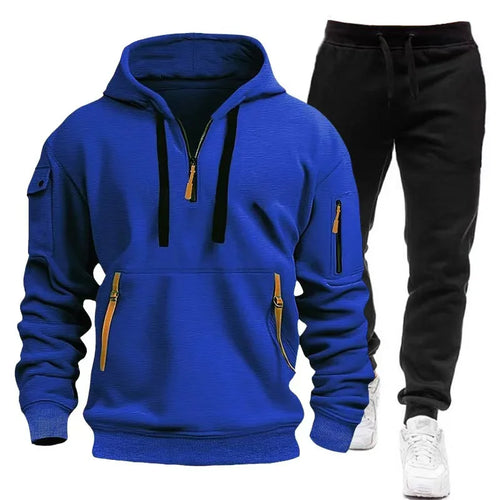 2024 Fashion Sportswear Plus Pants Sweatshirts Fleece Zipper Casual