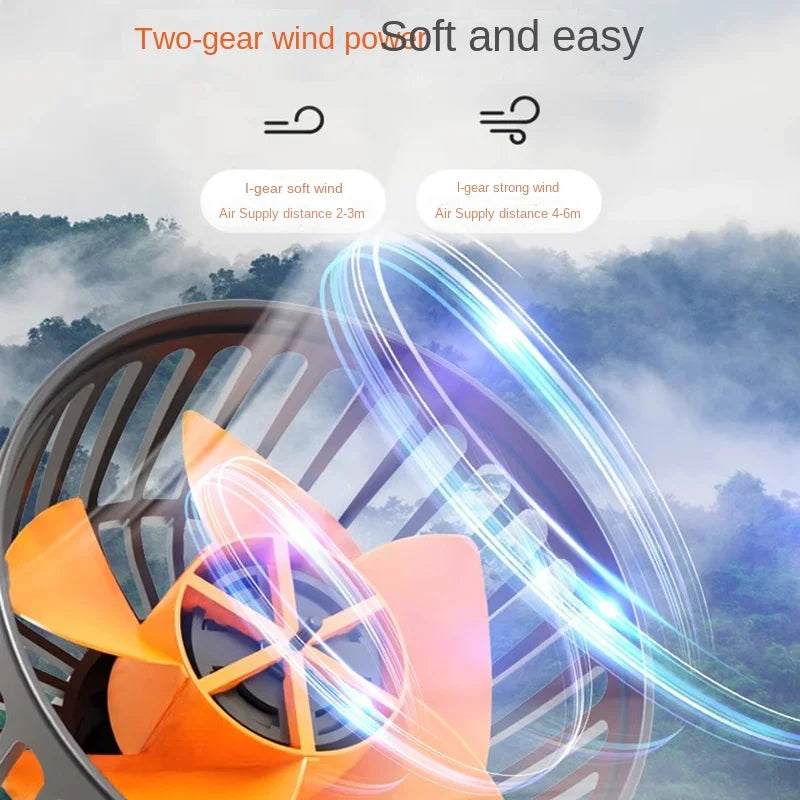 Car Fan 360° Adjustable 3 Head Air Fan Automotive Electric Fan