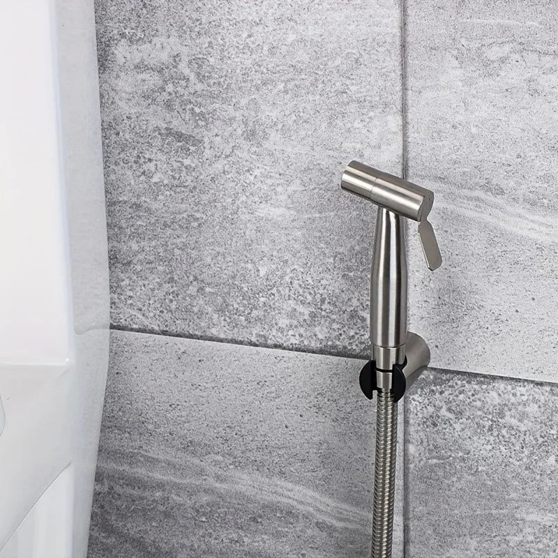 Toilet Sprayer Gun Stainless Steel Hand Bidet Faucet For Bathroom Hand