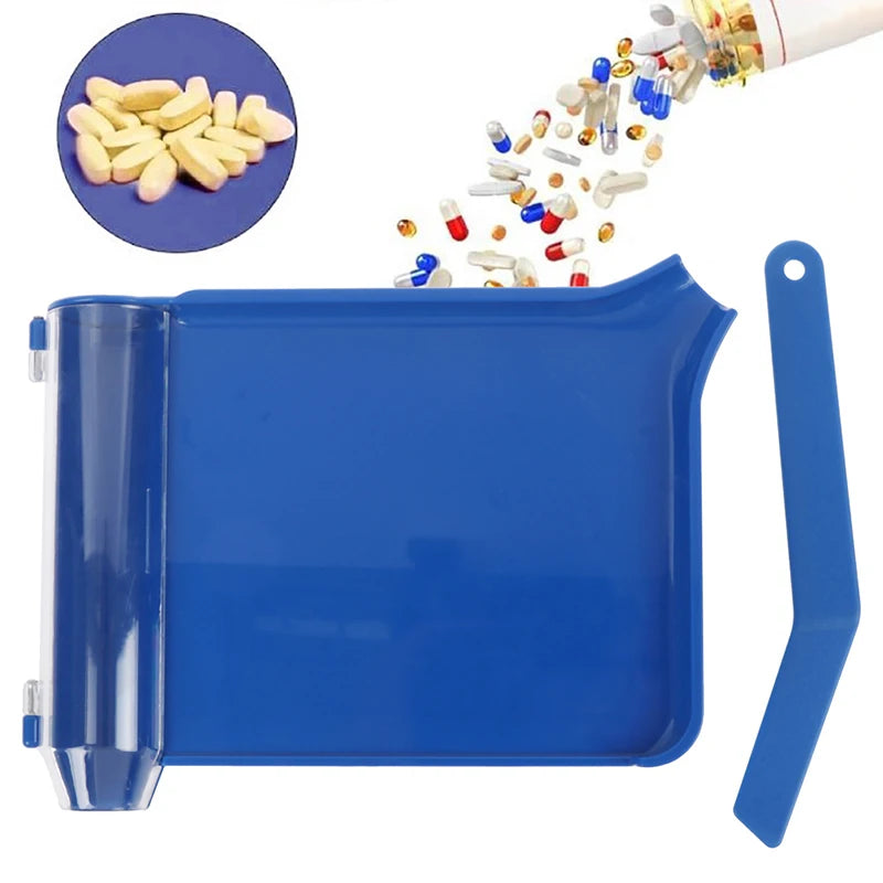 Pills Counting Tray Counter Tablet Dispenser Pills Plate Splitter