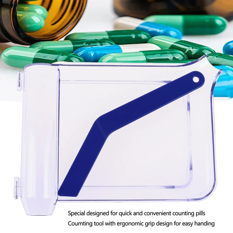 Pill Counting Tray With Spatula Pharmacy Right Hand Counter Tray