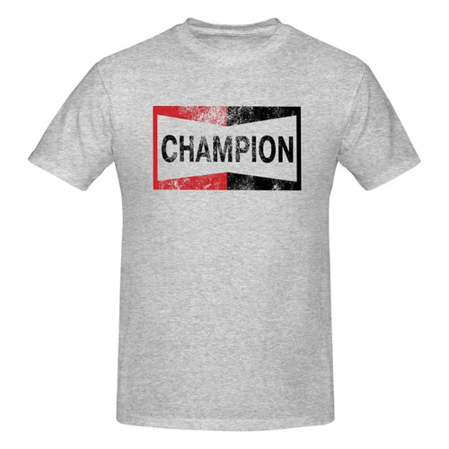Champion Vintage Logo 100% Cotton T-shirt Men's Oversized T Shirts Men