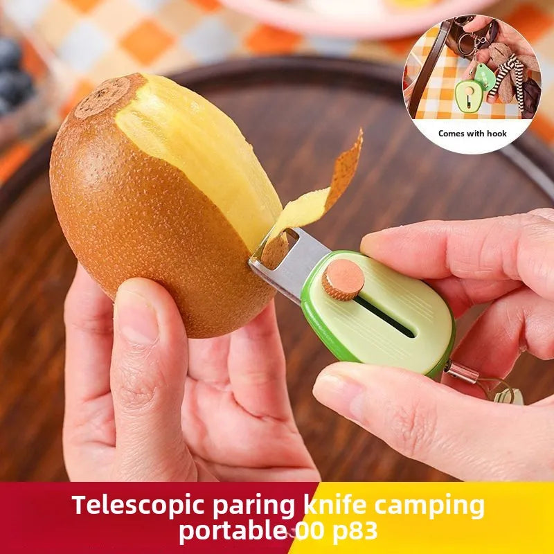 1/2Pcs Creative Avocado Shaped Fruit Peeling Knife Adjustable Kitchen