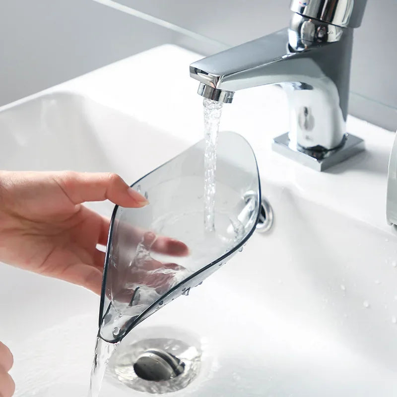 Suction Cup Soap Dish Box Bathroom Shower Soap Holder with Drain