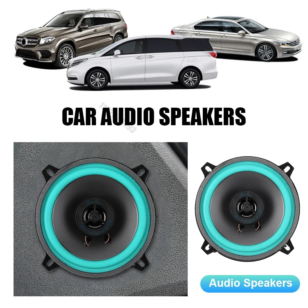 Car Speakers 4/5/6 Inch 100/160W HiFi Coaxial Subwoofer Universal