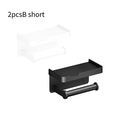 Toilet Paper Holder Wall-Mounted Aluminum alloy Toilet paper holder