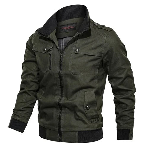 Men's Jacket Military Tactical Man Jackets Coat Zipper Cargo Jackets