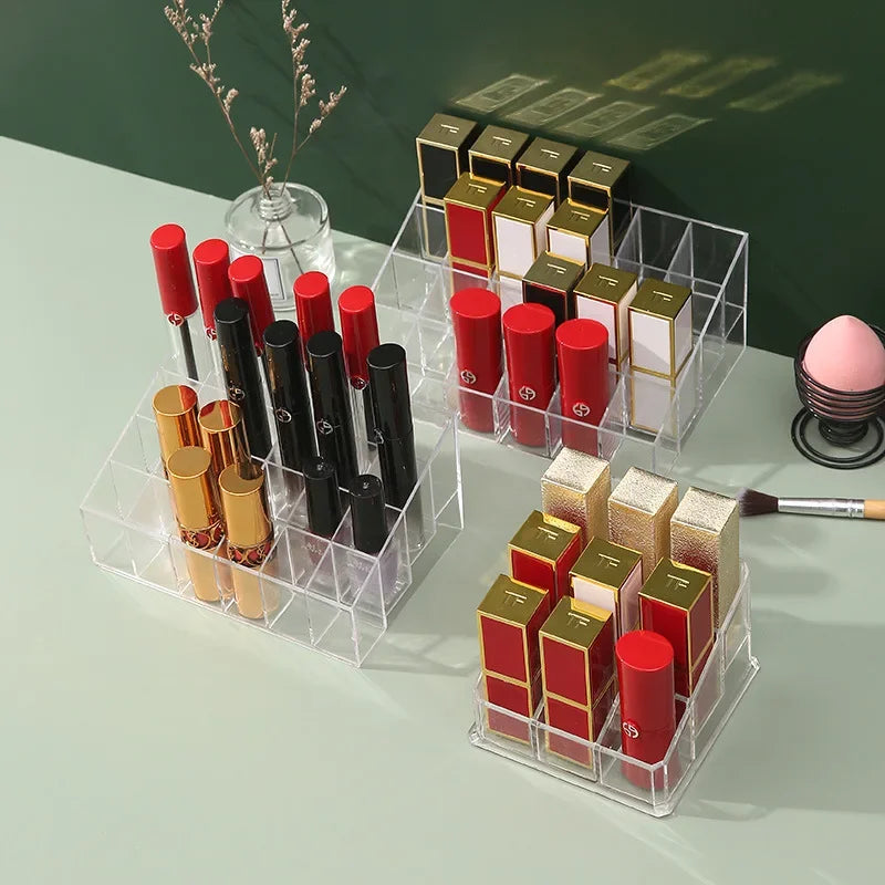 24 Grid Lipstick Holder Acrylic Cosmetics Storage Box Can Store And