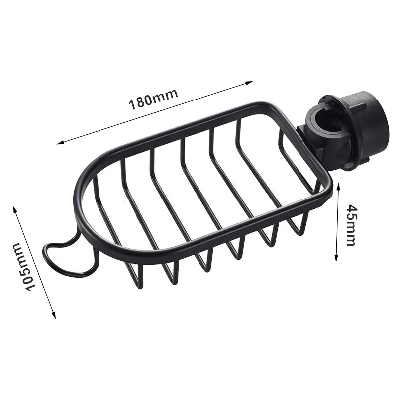 Bathroom Faucet Storage Rack Shower Soap Holder Bathroom Organization