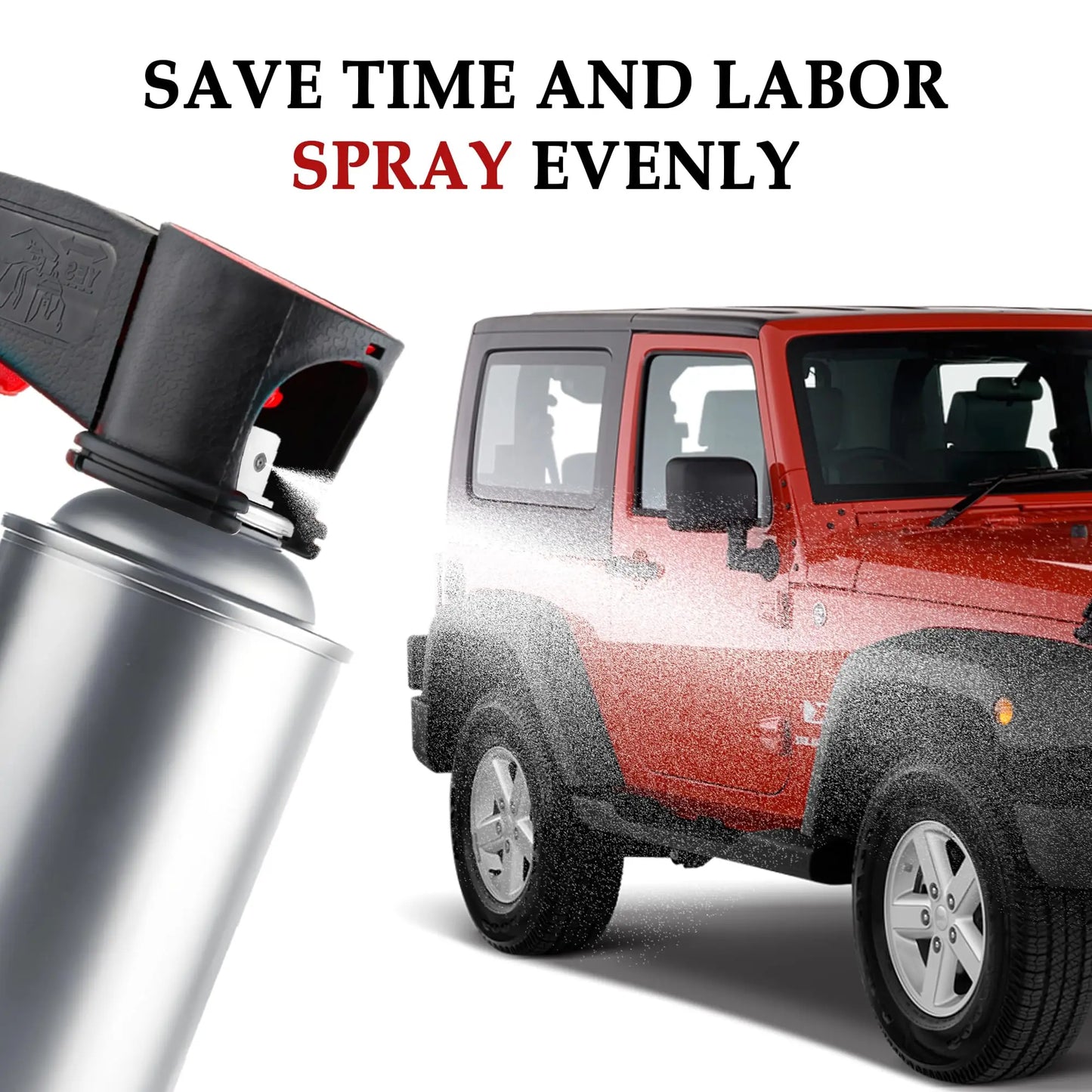 Car spray trigger handle reusable handle can convert spray can into