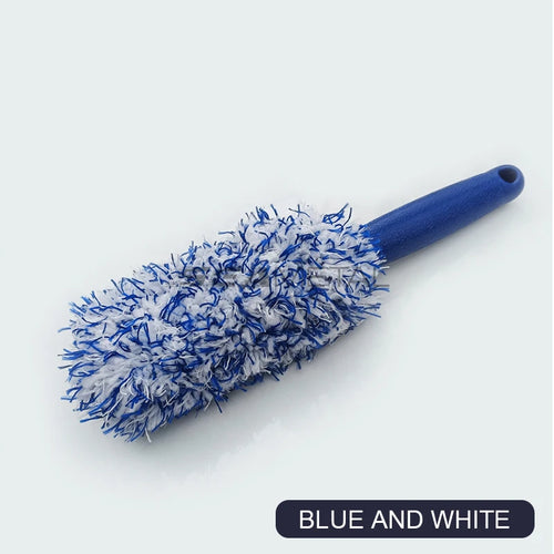 SEAMETAL Car Cleaning Brush Car Wash Portable Plush Wheel Tire Rim