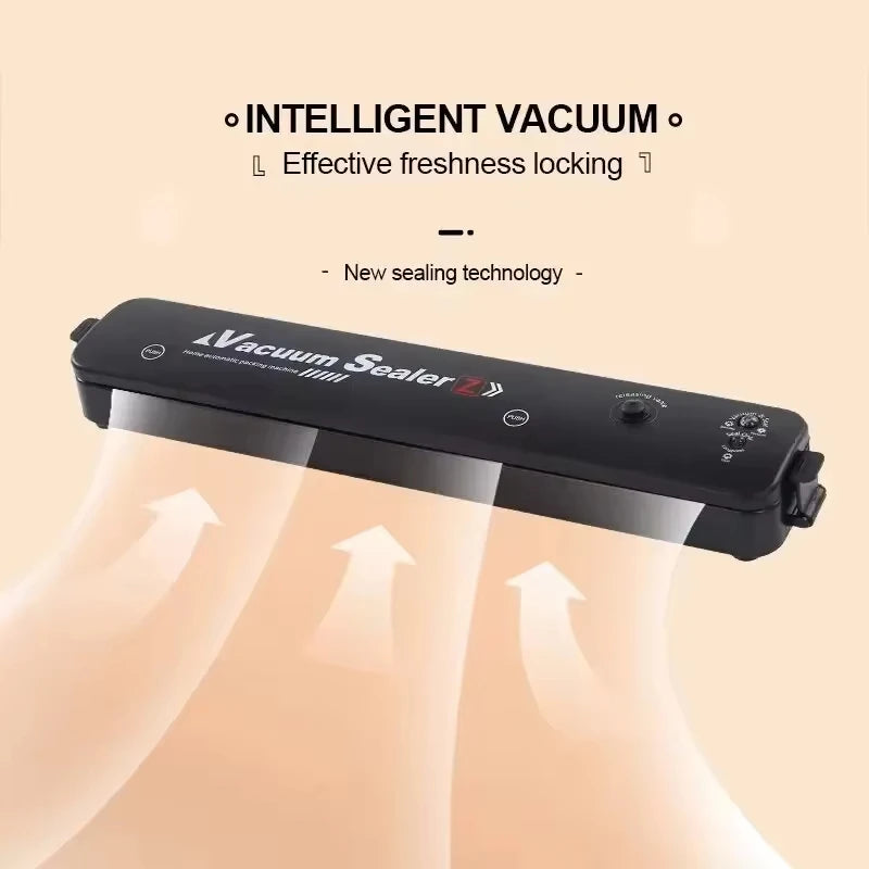 Kitchen Home Vacuum Sealer Food Preservation Plastic Bags Sealer