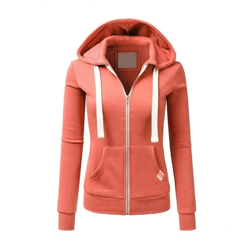 2024 Autumn/Winter New Women's Personalized Fashion Sports Hoodie Long