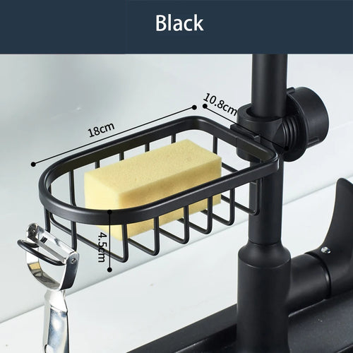 Bathroom Faucet Storage Rack Shower Soap Holder Bathroom Organization