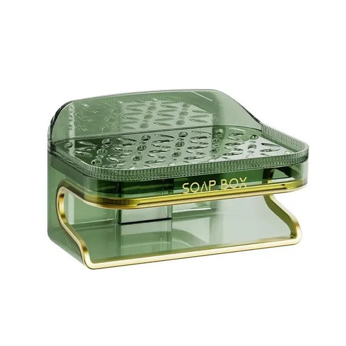 Elegant Soap Holder With Self-Adhesive, Wall-Mounted, No Drilling,No