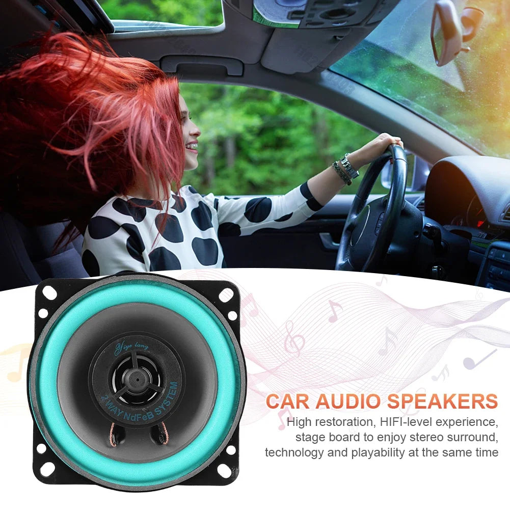 Car Speakers 4/5/6 Inch 100/160W HiFi Coaxial Subwoofer Universal