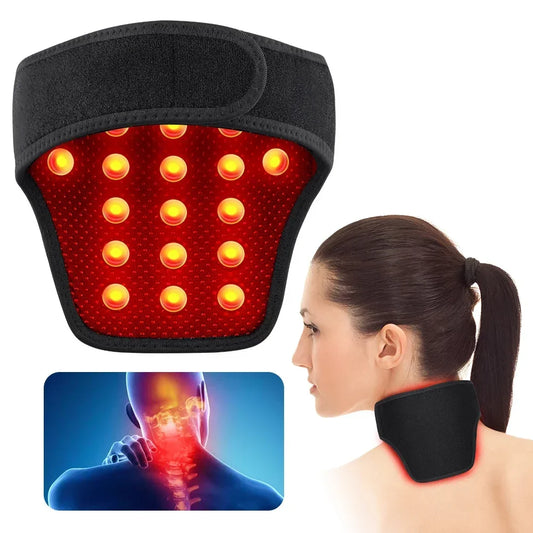 Tourmaline Neck Brace Self-heating Belt Wrap Cervical Protector Magnetic Therapy Support Wrap Band Pain Relief Health Care