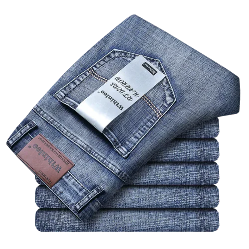 Wthinlee New Business Men's Jeans Casual Straight Stretch Fashion