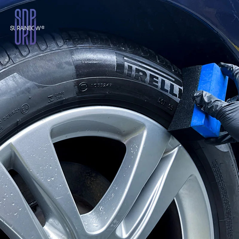 Black Wet Look Tire Shine Dressing -Automotive Clear Coat Tire