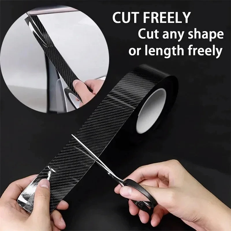 Carbon Fiber Tape Stickers on Car Automotive Cloth Tape Waterproof