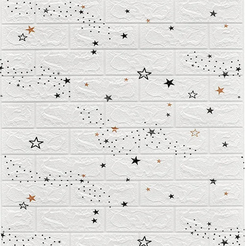 70cm*1m 3D Self-adhesive Wall Sticker Imitation Brick Bedroom Home