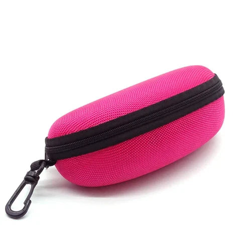 Sunglasses Reading Glasses Carry Bag Hard Zipper Box Travel Pack Pouch