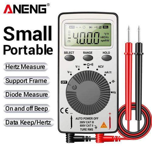 ANENG AN101 1999 Counts Mini Professional Digital Multimeter AC/DC