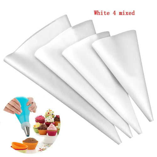 4Pcs/Set Silicone Pastry Bag Tips Kitchen DIY Cake Icing Piping Cream