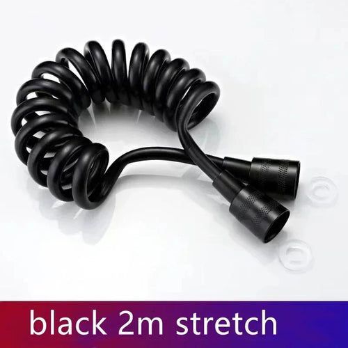 Handheld Water Toilet Bidet Sprayer Flexible Spring Shower head Hose