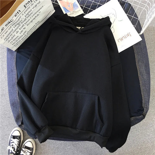 2024Autumn Casual Women's Solid Hoodie Comfortable Strecth Sweatshirts
