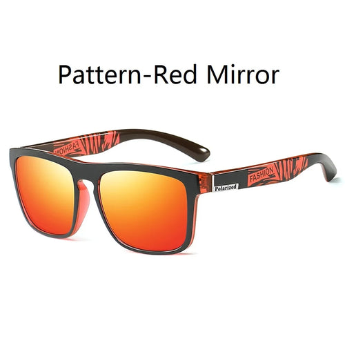 Men Women Polarized Sunglasses Luxury Brand Designer Vintage Square