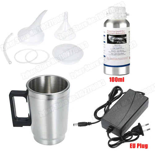 Car Headlight Polish Restoration Kit Automotive Headlight Care Tool