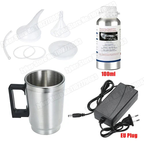 Car Headlight Polish Restoration Kit Automotive Headlight Care Tool