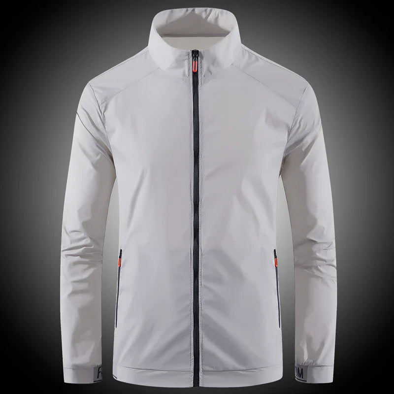 Men's sun protection clothes for summer ultra-thin breathable ice silk