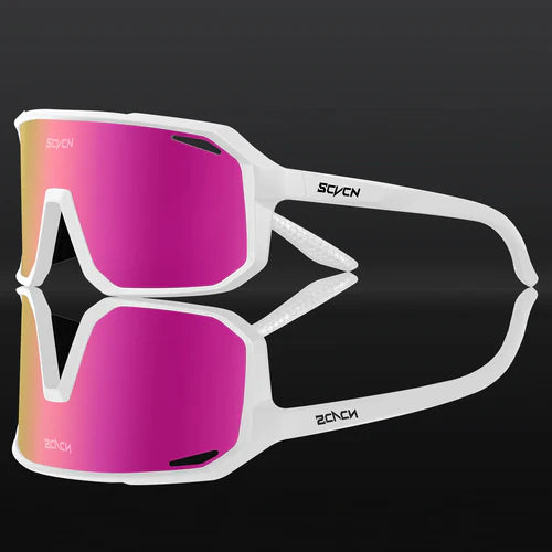 SCVCN New Cycling Glasses Bike Sunglasses Men UV400 Eyewear Outdoor