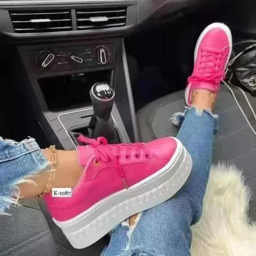 Spring Autumn Women Vulcanized Sneakers Ladies Breathable Slip-On