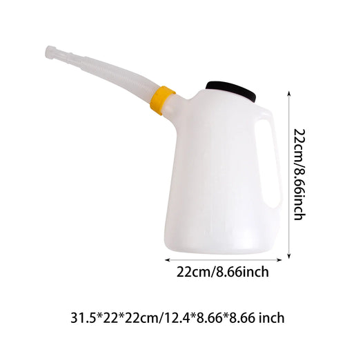 1.2L/2L/3L/4L/5L Oil Measuring Jug petrol can fuel tank with Pouring