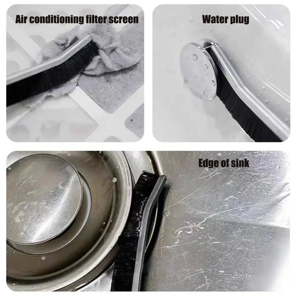 Gap Cleaning Brush Hard-Bristled Crevice Cleaning Brush for Stiff