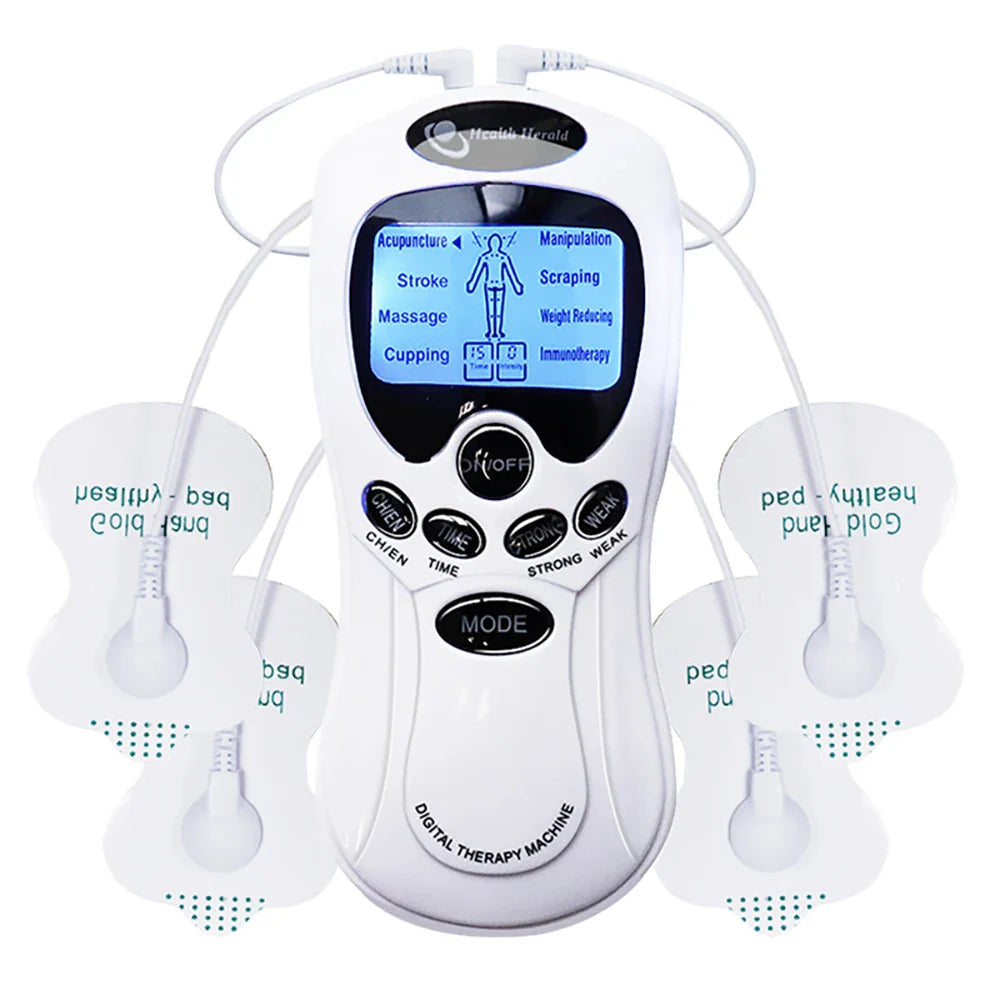 Electric Dual Output Tens Massage Machine Electrical EMS Muscle